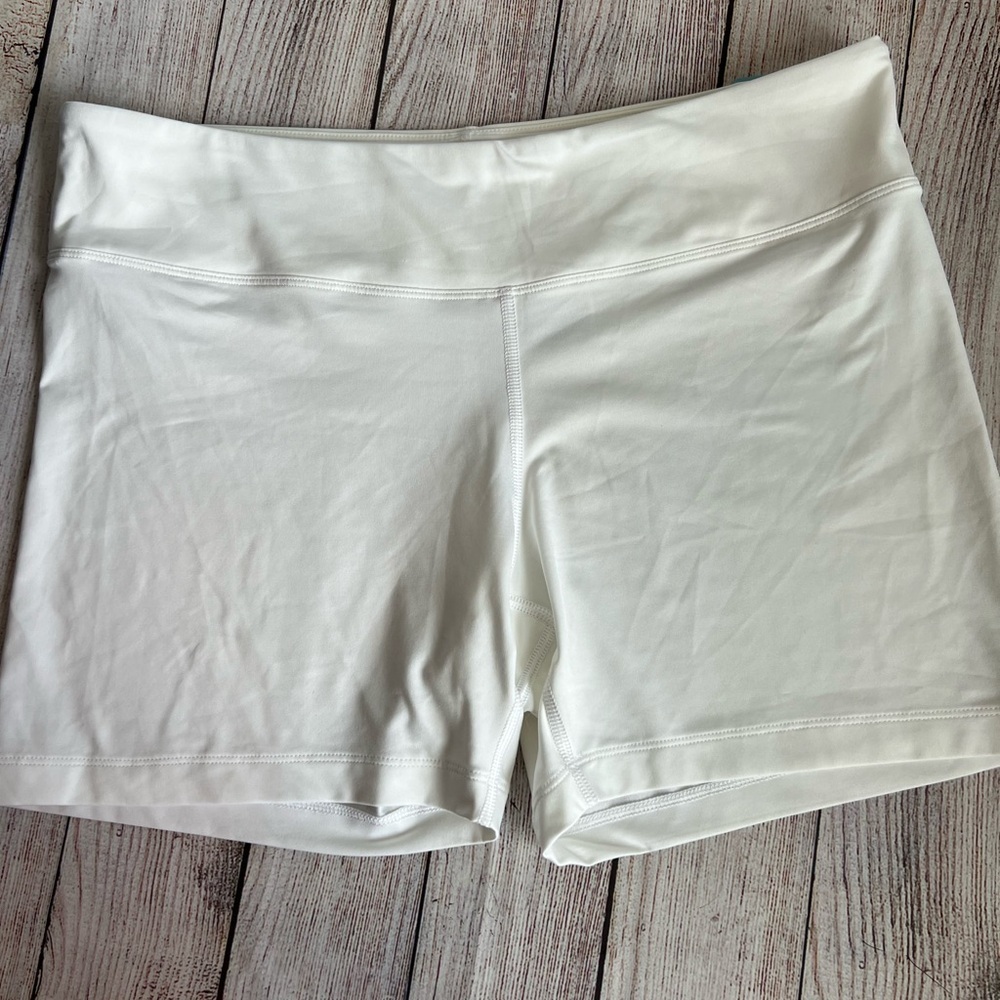 NIKE Golf Dri-Fit White Bike Shorts XL